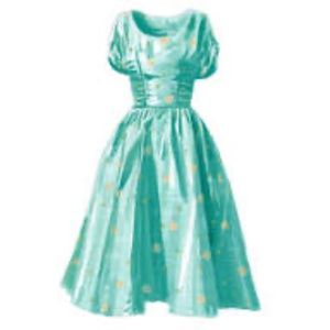 J. Peterman Company ‘50s Daisy Dress Robin Egg Blue Size 10